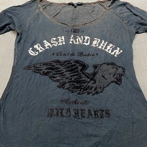 Crash and Burn t shirt